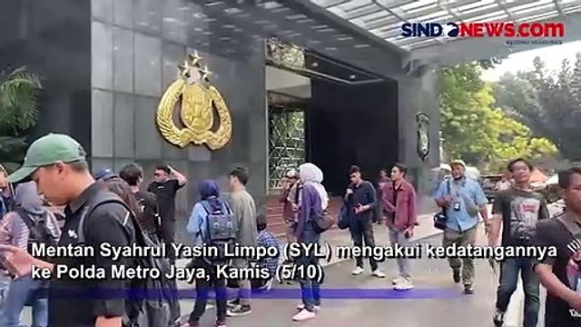 Mentan Syahrul Yasin Limpo Akui Kedatangannya di Polda Metro Jaya Diperiksa Terkait Kasus Pemerasan