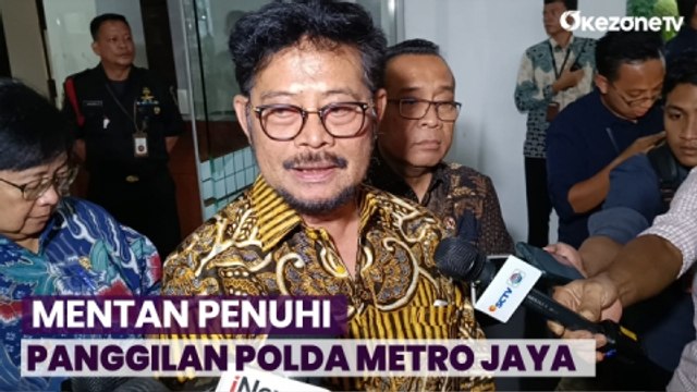 Pemeriksaan Mentan SYL di Polda Metro Jaya Terkait Kasus Pemerasan KPK