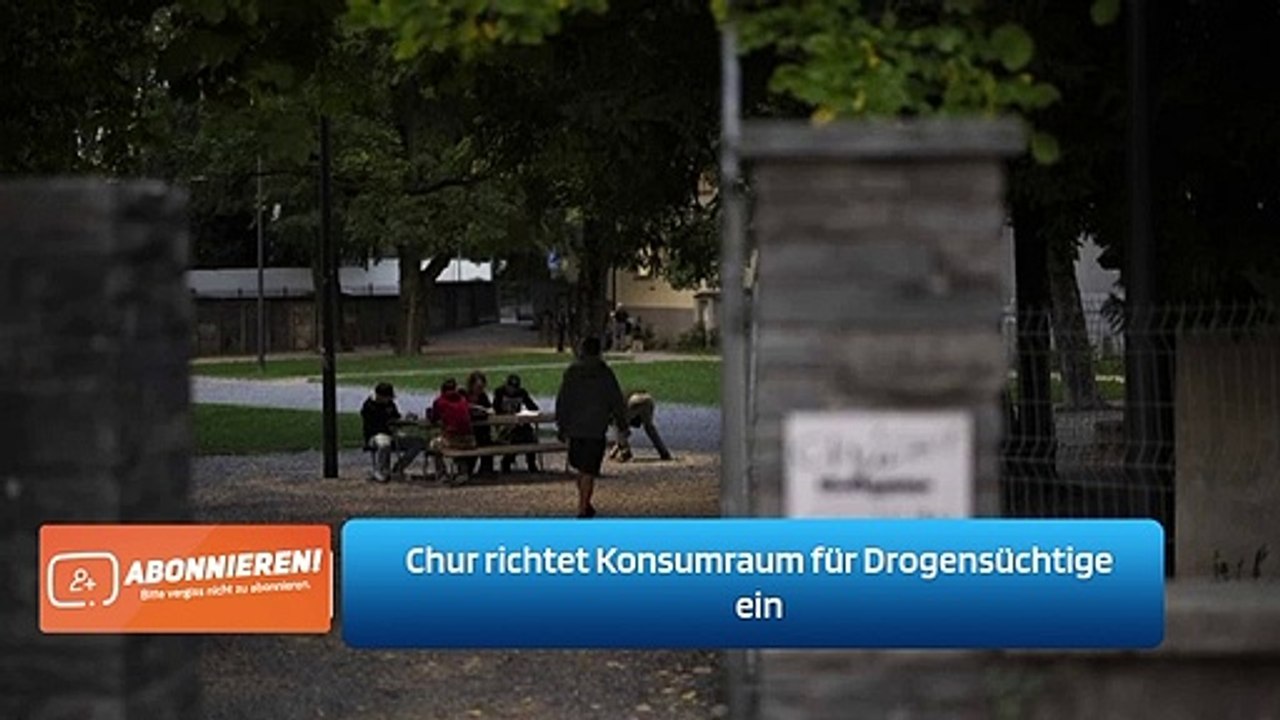 Chur richtet Konsumraum für Drogensüchtige ein