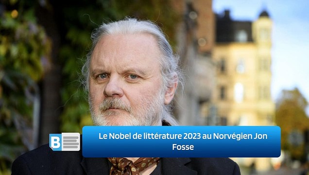 Le Nobel de littérature 2023 au Norvégien Jon Fosse