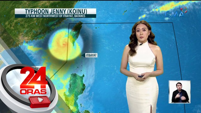 Nakalabas na ng PAR ang Bagyong Jenny pero patuloy nitong hahatakin ang Habagat; may bagong LPA na binabantayan - Weather update today (October 5, 2023) | 24 Oras
