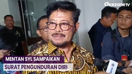 Mentan SYL Sampaikan Surat Pengunduran Diri Ke Presiden Jokowi