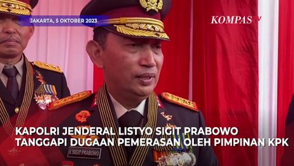 Tanggapan Kapolri Soal Dugaan Pemerasan oleh Pimpinan KPK di Kasus Korupsi Kementan