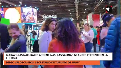 Maravillas Naturales Argentinas las Salinas Grandes presente en la FIT 2023