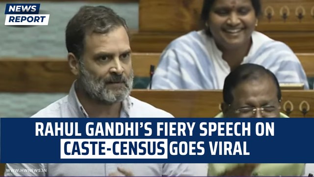 Rahul Gandhi’s parliamentary speech on caste-census goes viral | Congress | Bihar CM Nitish Kumar