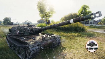 [ wot ] BAT.-CHÂTILLON BOURRASQUE 戰場狂風！ | 5 kills 4.4k dmg | world of tanks |  @pewgun77 ​