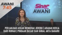 AWANI 7:45 [05/10/2023] - Perjanjian ASEAN mengenai jerebu | Arahan kerja dari rumah | Pindaan dasar dan gubal akta baharu