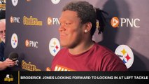 Steelers' Broderick Jones Excited To Focus On Left Tackle