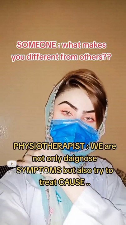 yes we dr of PT can do it! @muqadasphysiotherapist