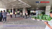 Mentan SYL Tiba di Kantor Kementan Usai Pulang dari 'Hilang'