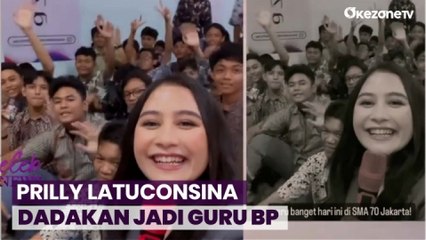 Intip Aksi Prilly Latuconsina Dadakan Menjadi Guru Budi Pekerti di SMU 70 Jakarta
