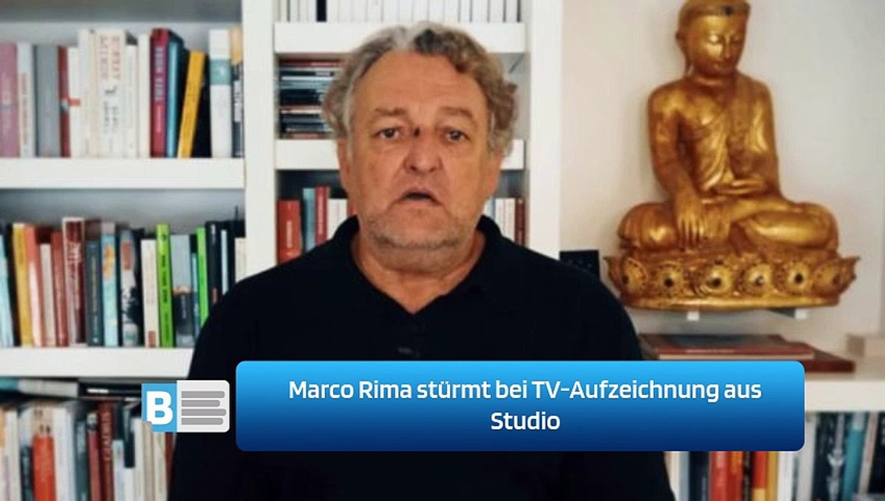Marco Rima stürmt bei TV-Aufzeichnung aus Studio