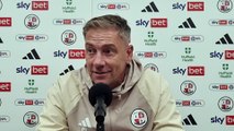 Crawley Town v Wrexham press conference with Scott Lindsey