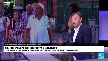 Europe security summit: Zelensky worried about US support in 'difficult' election period