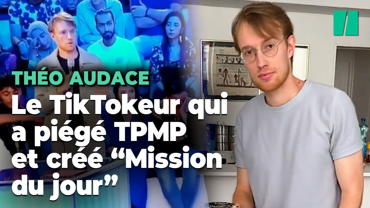 Qui est Théo Audace, le TikTokeur derrière le compte « Mission du jour » qui a piégé Cyril Hanouna sur TPMP