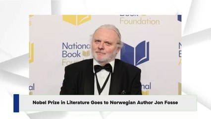 Nobel Prize in Literature Goes to Norwegian Author Jon Fosse