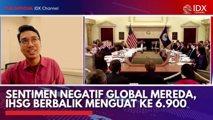 Sentimen Negatif Global Mereda, IHSG Berbalik Menguat ke 6.900