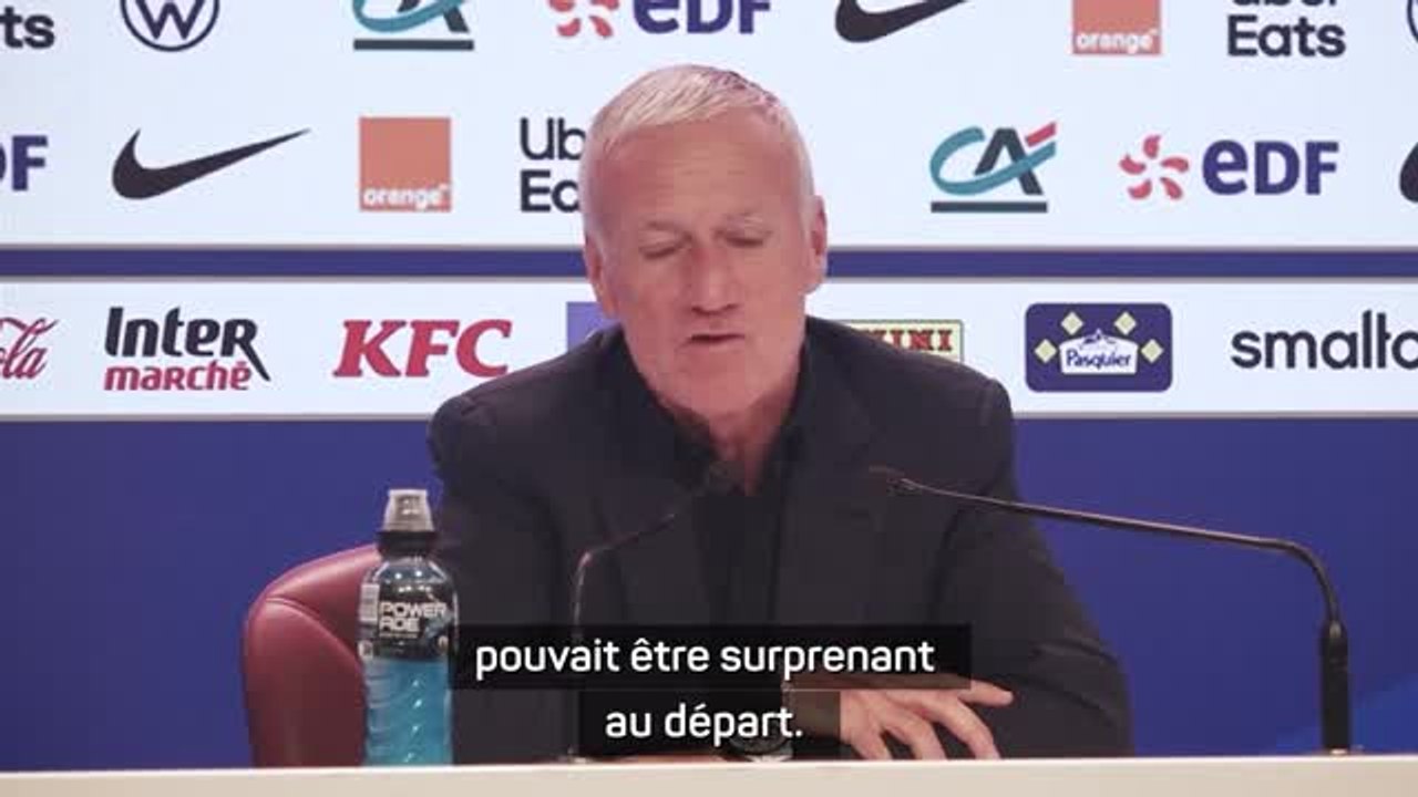Bleus - Deschamps : "Zaïre-Emery est en capacité d'être dans cette liste"