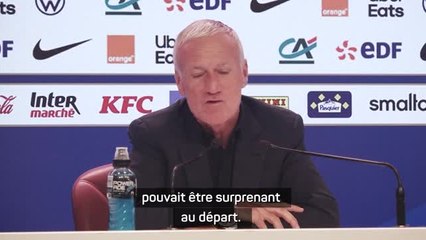 Bleus - Deschamps : "Zaïre-Emery est en capacité d'être dans cette liste"