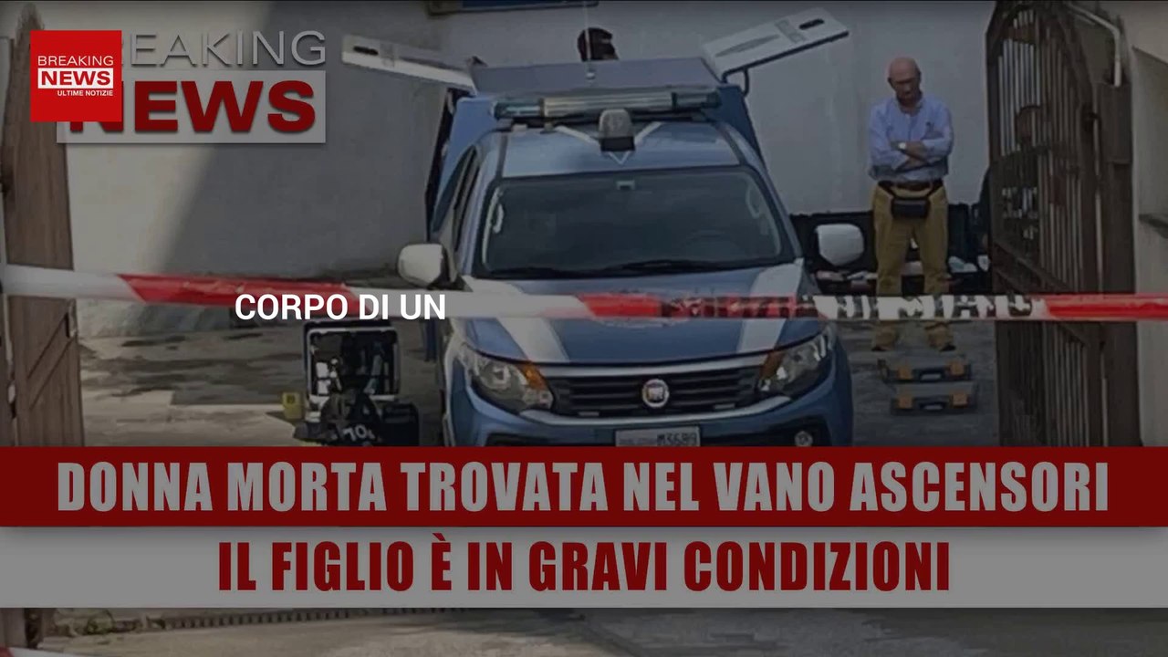 Corpo Di Un’Anziana Trovato Nel Vano Ascensori: Il Figlio E' In Gravi Condizioni!