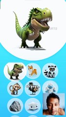 Gabungan T-rex dgn Buah Semangka - Animash part 6  @BetShorts  #shorts #animal #gameplay