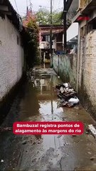 Bambuzal regista ponto de alagamento às margens do rio