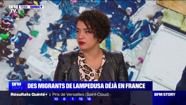 Migrants de Lampedusa à Paris: La question qui se pose, c'est comment est-ce qu'on les accueille? , pour Lamia El Aaraje (première secrétaire fédérale du PS à Paris)