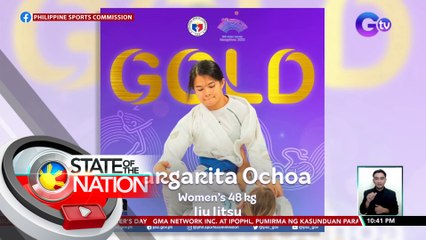 Pangalawang gold medal ng Pilipinas sa ASIAN Games, nakuha ni Margarita Ochoa sa Jiu-Jitsu | SONA