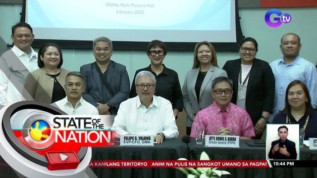 GMA Network Inc. at IPOPHL, pumirma ng kasunduan para labanan ang piracy | SONA
