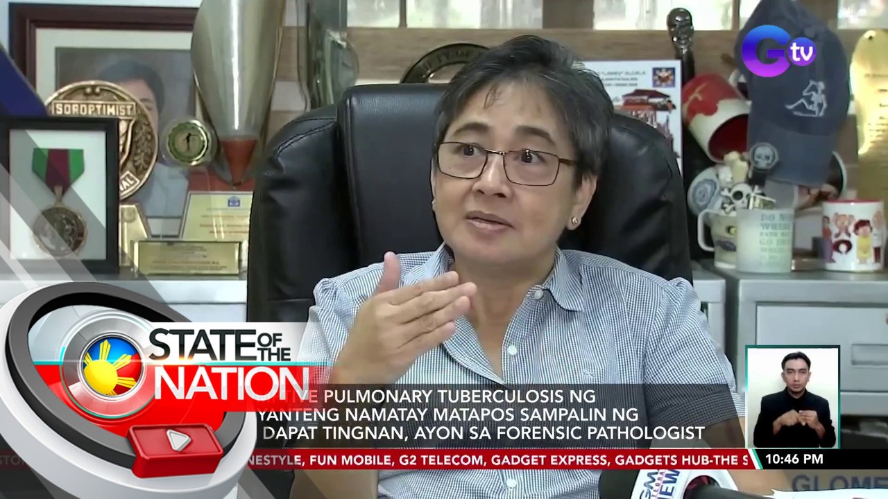 Presumptive pulmonary tuberculosis ng estudyanteng namatay matapos sampalin ng guro, dapat tingnan, ayon sa forensic pathologist | SONA