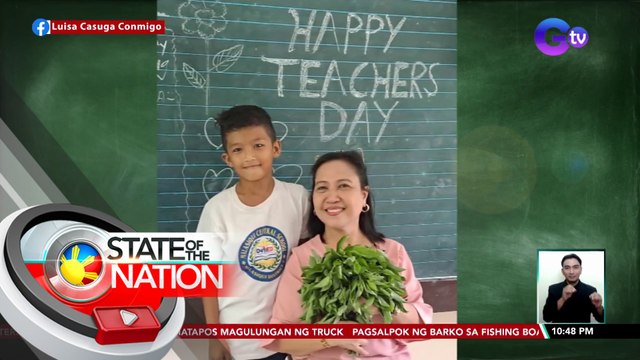 Ilang guro, naantig sa regalong gulay ng kanilang estudyante | SONA