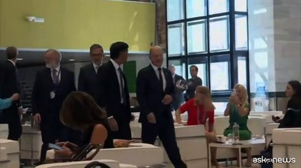 Immagini del bilaterale Scholz-Sunak a margine del Cpe a Granada