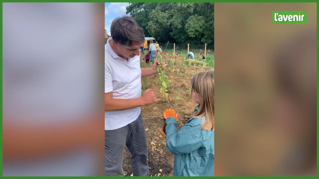 Les élèves de Saint-Joseph plantent une forêt à côté de leur école