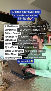 10 sites pour avoir des connaissances en illimité