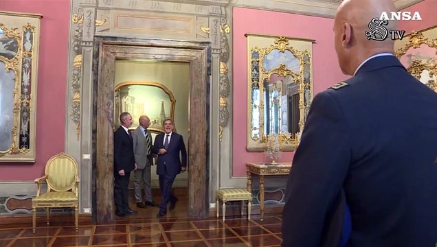 Senato, La Russa riceve l'astronauta Luca Parmitano