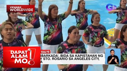 Selebrasyon ng pista sa Sto. Rosario, Angeles City, idinaan sa Zumba competition! | Dapat Alam Mo!