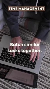 Increase efficiency by minimizing task-switching. #Productivity #Efficiency