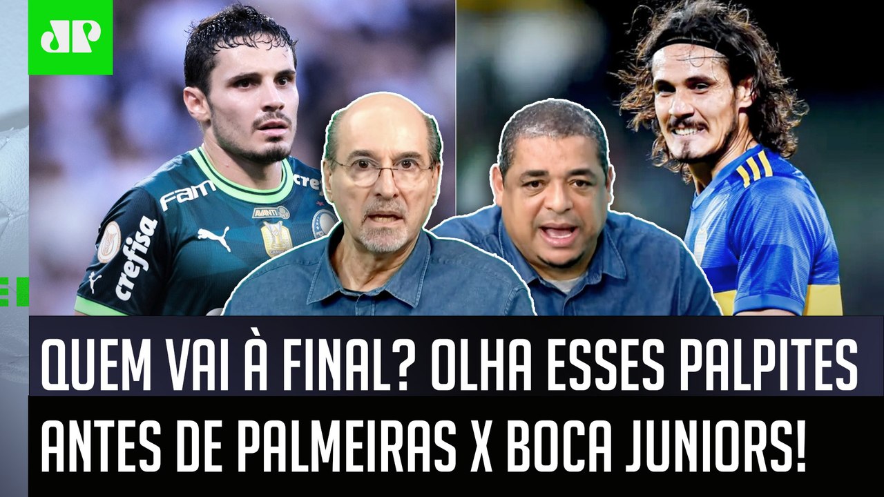 "EU TE FALO! Pra mim, o Palmeiras contra o Boca Juniors hoje vai..." OLHA os PALPITES pra SEMIFINAL!