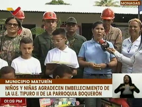 Embellecida la U.E. Tipuro II de la pquia. Boquerón en Monagas para el periodo escolar 2023-2024