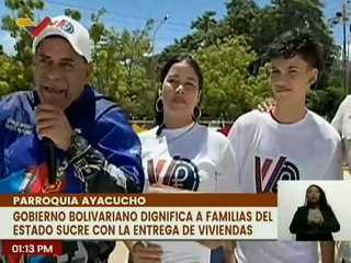 Sucre | GMVV dignifica a familias de Cumaná en la pquia. Ayacucho con la entrega de viviendas