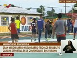 GMBNBT del mcpio. Tucupita en Delta Amacuro rehabilitó cancha deportiva en comunidad El Bolivariano