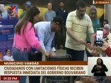 Personas con limitaciones físicas reciben respuesta del Gobierno Bolivariano en el edo. La Guaira