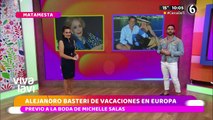 Alejandro Basteri es captado en Europa previo a la boda de Michelle Salas