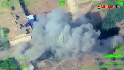 İşte MİT’in Suriyede vurduğu PKK YPG ye ait askeri tesisler ve cephanelikler