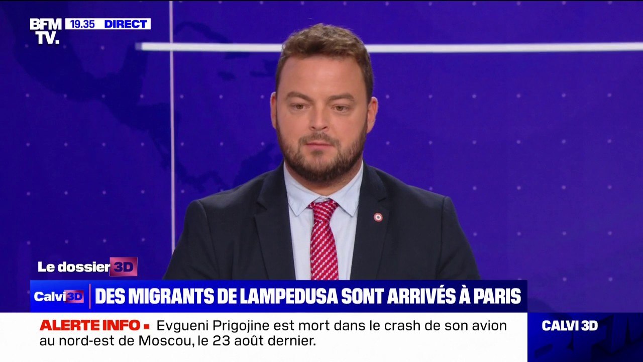 Migrants de Lampedusa à Paris: "L'Union Européenne ne fonctionne pas en termes d'immigration, on ne contrôle pas nos frontières", pour Kévin Mauvieux (RN)
