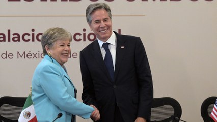 "Estamos avanzando con esta idea de la responsabilidad compartida": Antony Blinken durante su visita a México