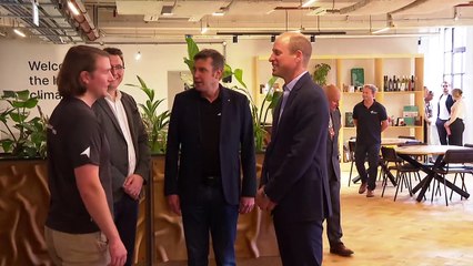Prince William visits Europe's largest climate tech hub