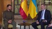El Rey recibe al presidente de Ucrania, Volodimir Zelenski, en Granada antes de la cena de gala de líderes UE en la Alhambra ‐ Hecho con Clipchamp