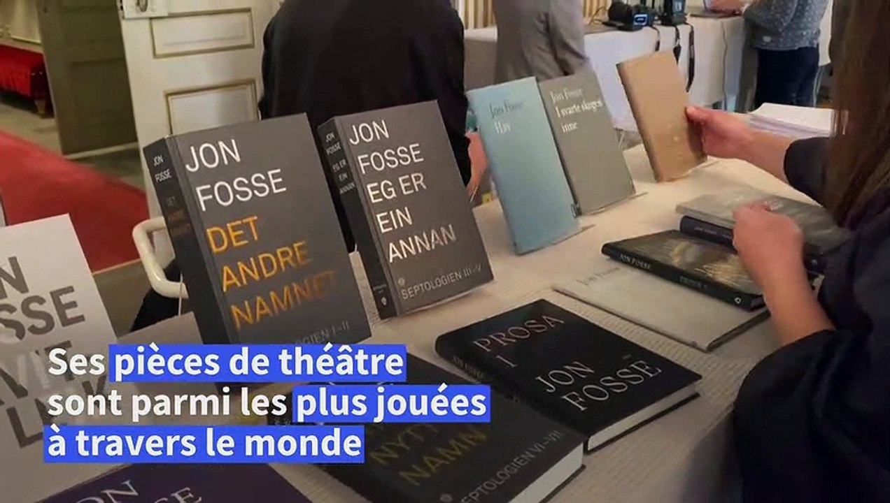 Le Norvégien Jon Fosse lauréat du prix Nobel de littérature 2023