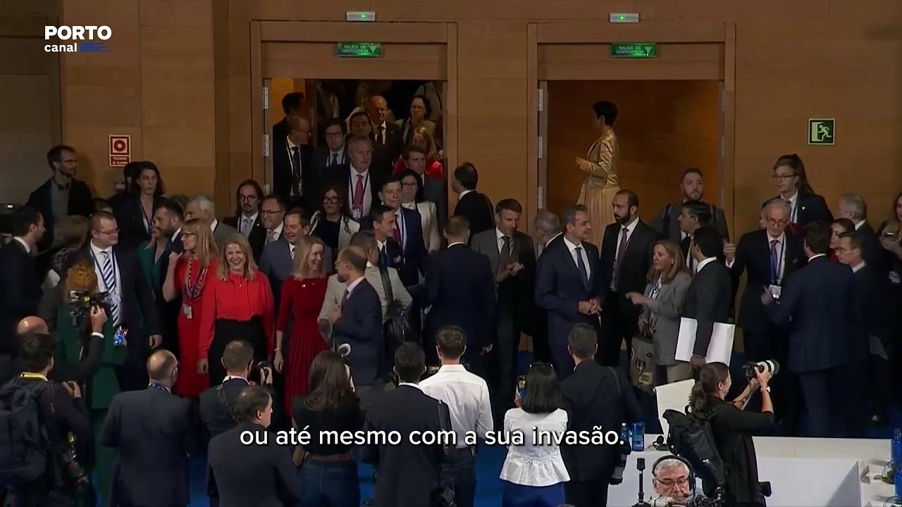 Zelensky agradece apoio militar europeu durante cimeira em Granada